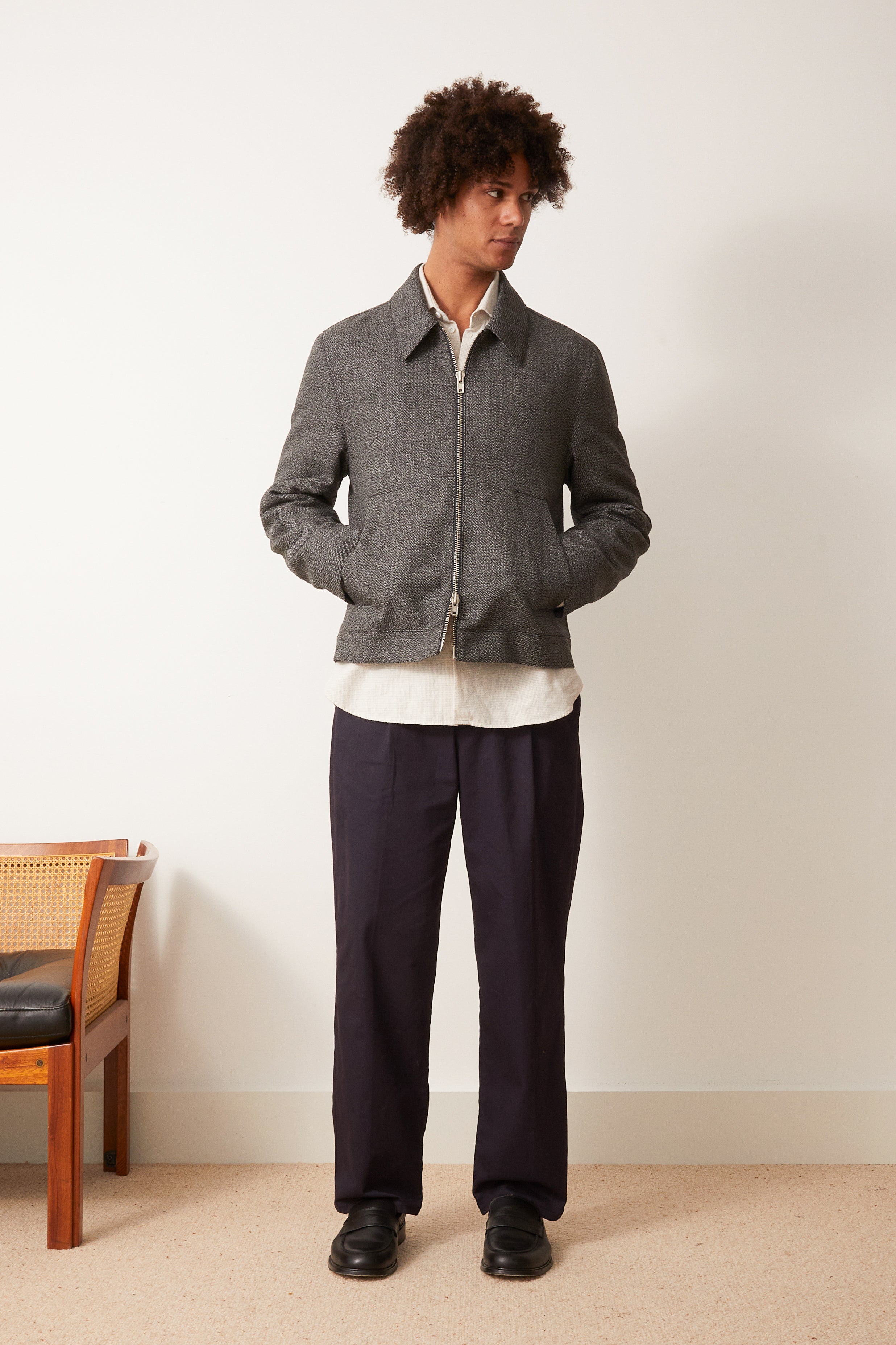 Positano jacket in grey