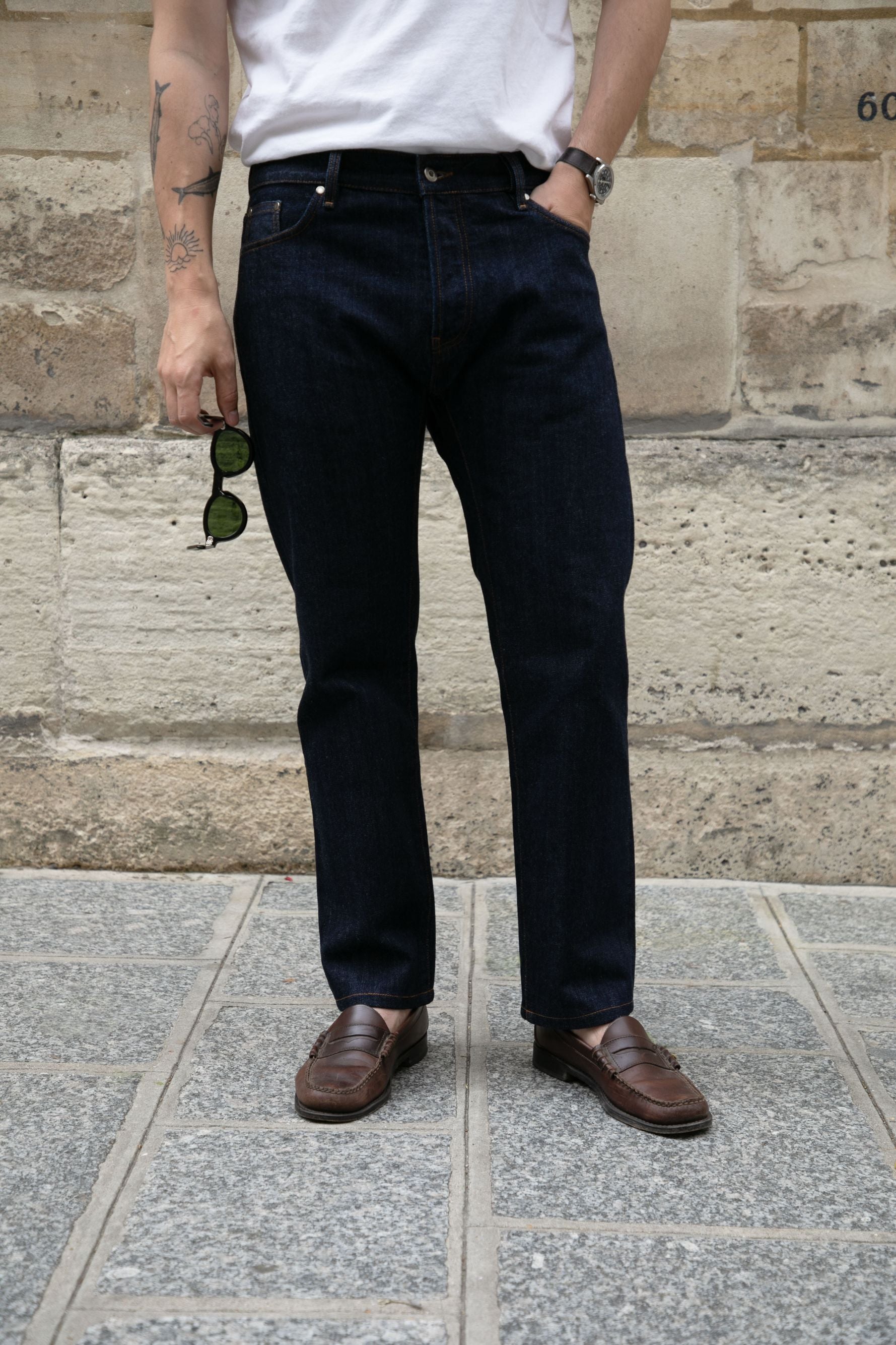 Jean Nîmes en denim selvedge japonais brut - 2