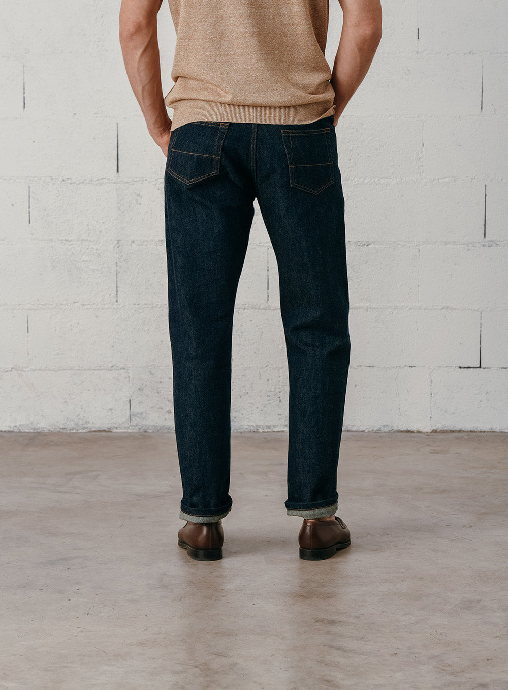 Jean Renji en denim selvedge japonais brut - 3